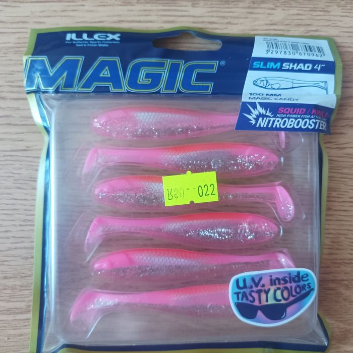 Gumy Illex Magic Slim Shad 76mm i 100mm