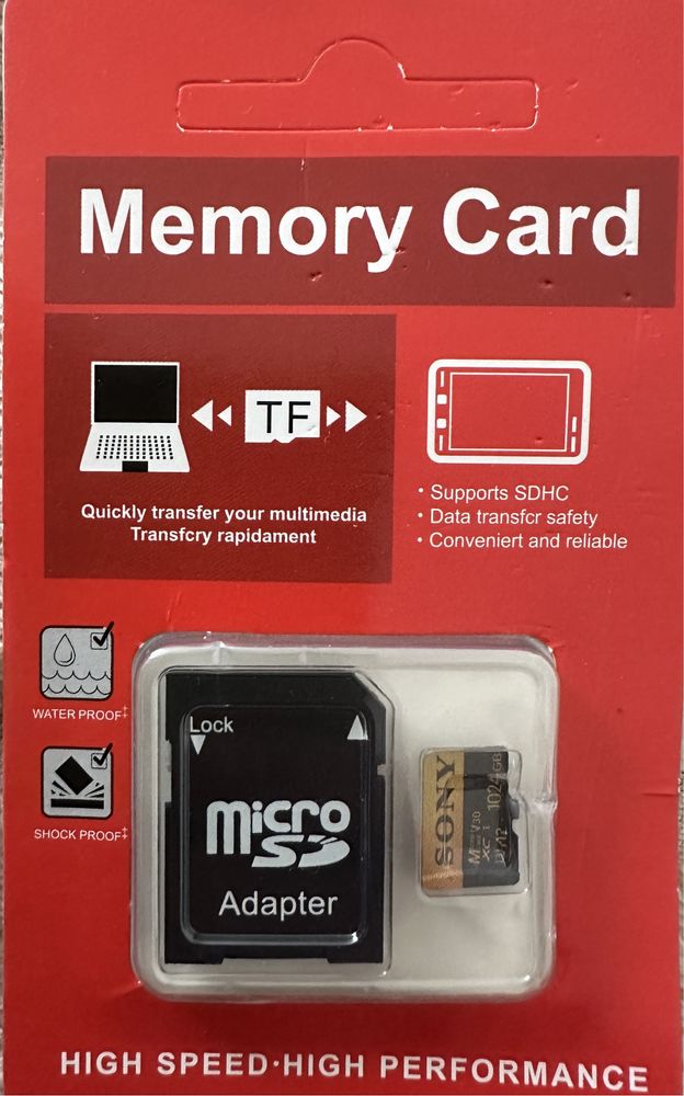 micro SD SONY Ultra 512gb 1TB