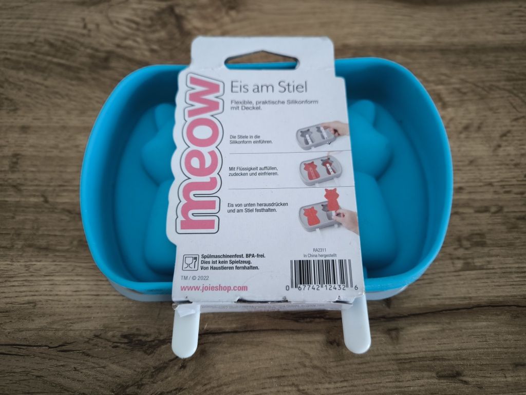 Silikonowa foremka do lodów JOIE kotek