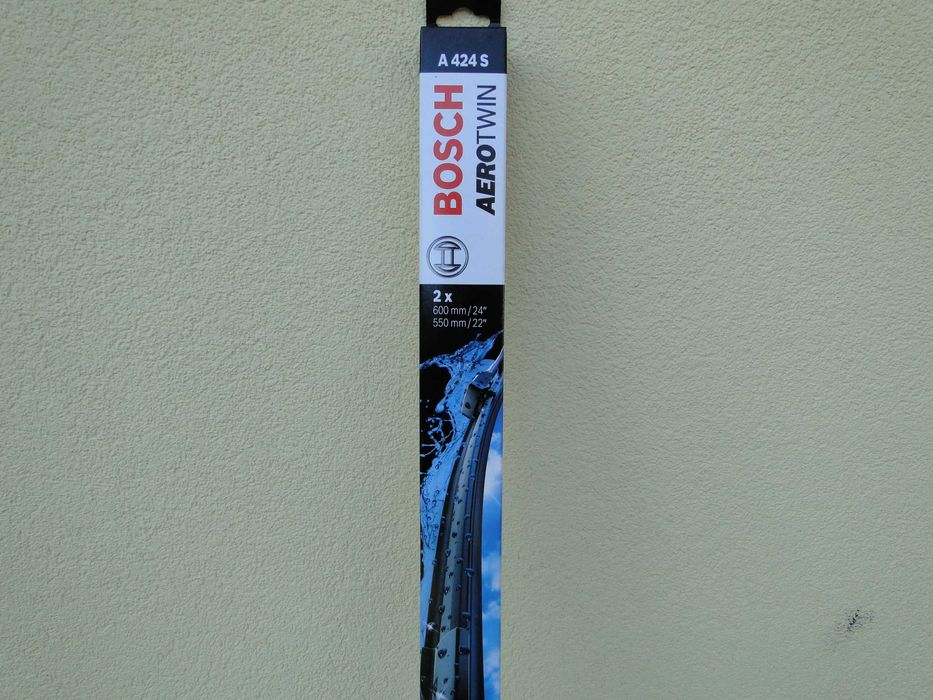Bosch AeroTwin A424S, Zestaw wycieraczek 600/550mm, Nowe