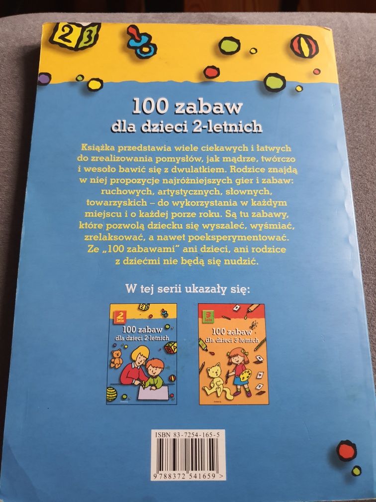 100 zabaw dla dzieci 2-letnich, książka niekończące się pomysły