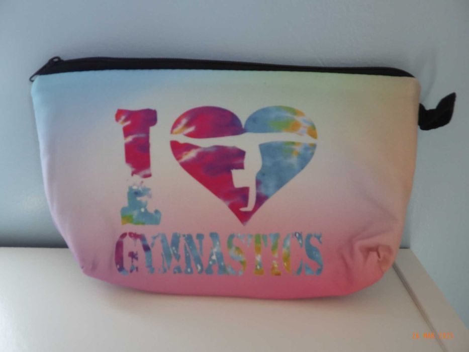 Bolsa / necessaire I love gymnastics