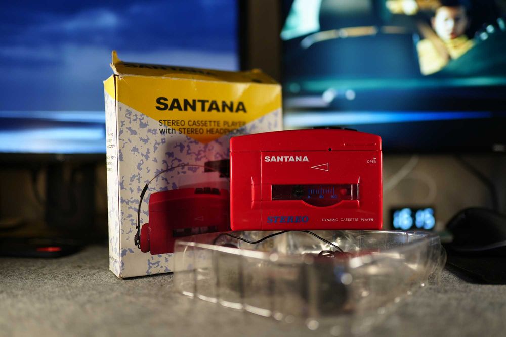 Вінтажний касетний плеєр