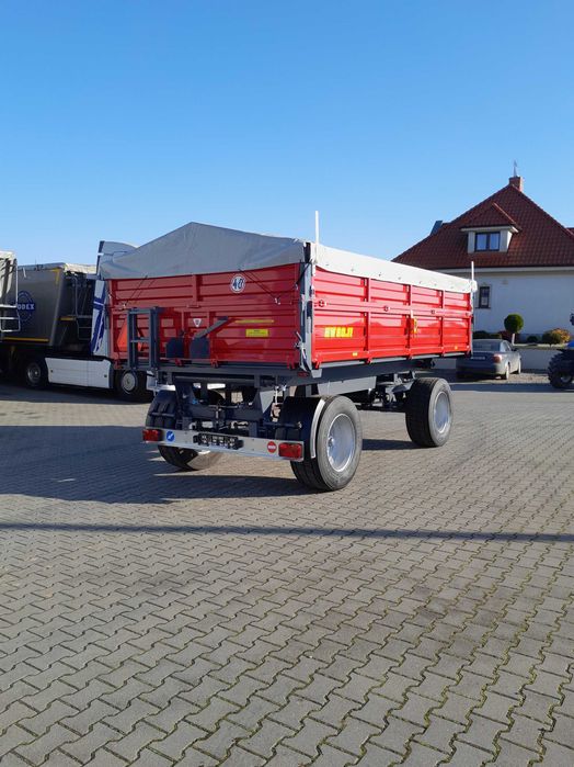 Przyczepa rolnicza IFA HL HW 8011 - 3 strony wywrot - 8 ton - Idealna