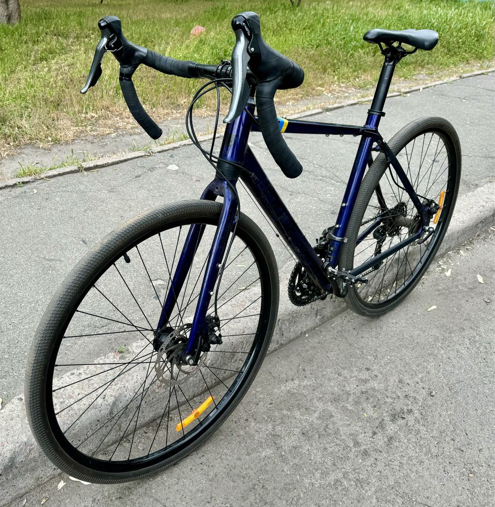 Гревел велосипед 28" Pride RoCX 8.1 (2020) blue / black. Розмір M