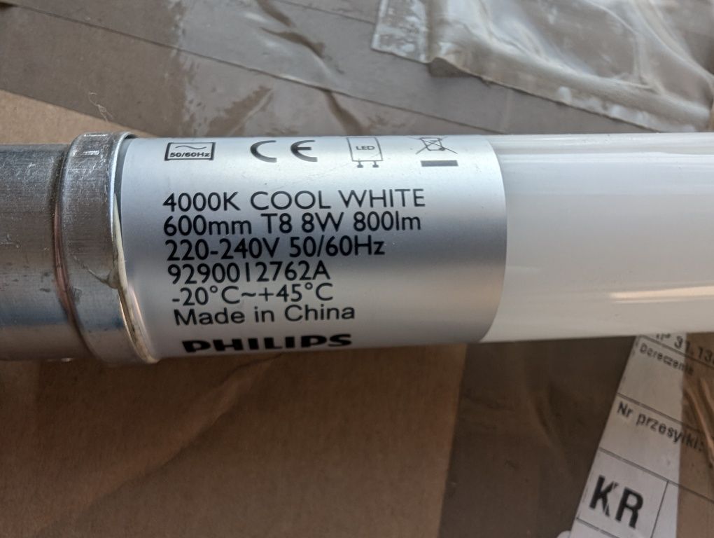 Świetlówki LED 60cm 8W PHILIPS 10szt