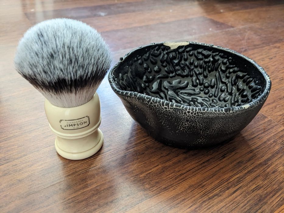 Pędzel do golenia Simpson Smocza miska