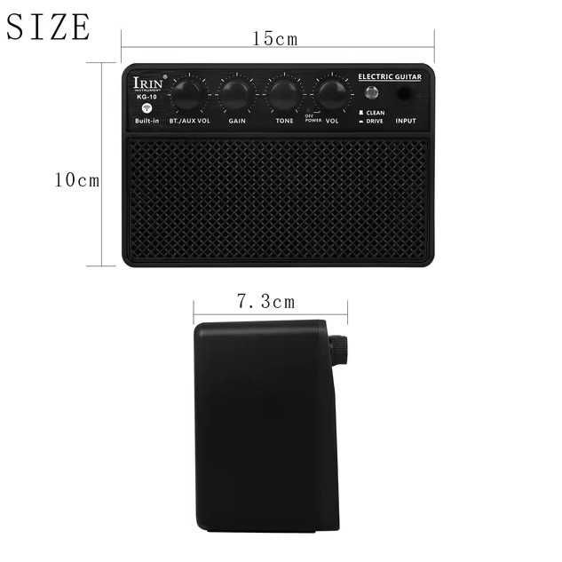 Комбопідсилювач для електрогітари IRIN KG-10, Bluetooth, 10 ват