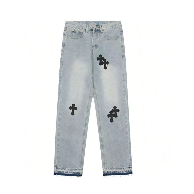 Джинси Chrome Hearts джинсы хром хартс