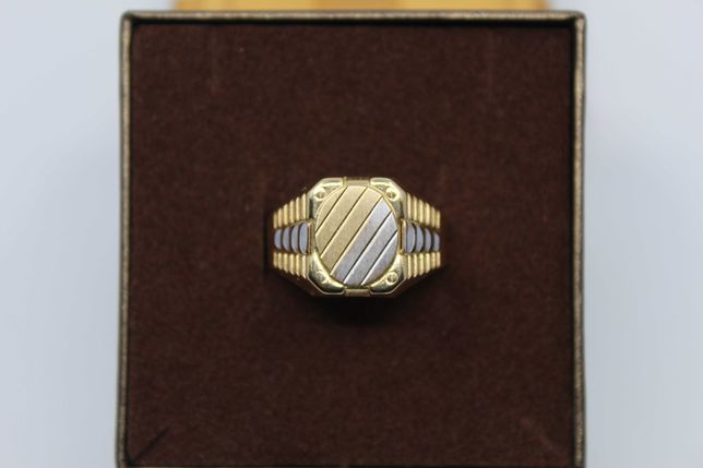 Złoto/Złoty sygnet męski 585 14K 5,98 gram Nowy Okazja