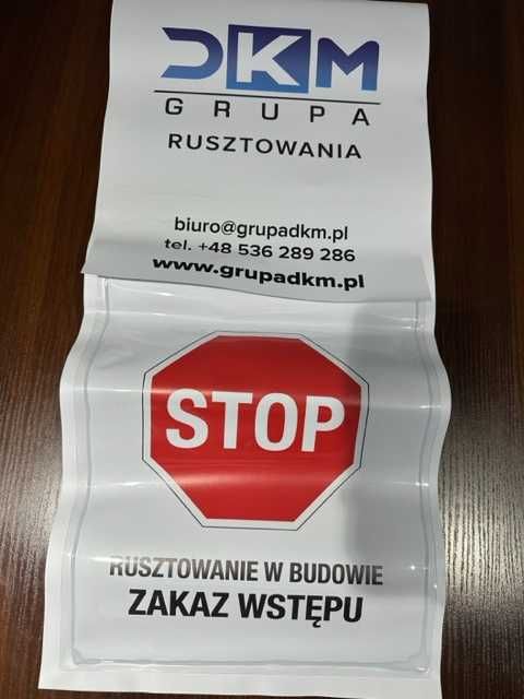 Zawieszka/ koperta na rusztowanie na Protokoły