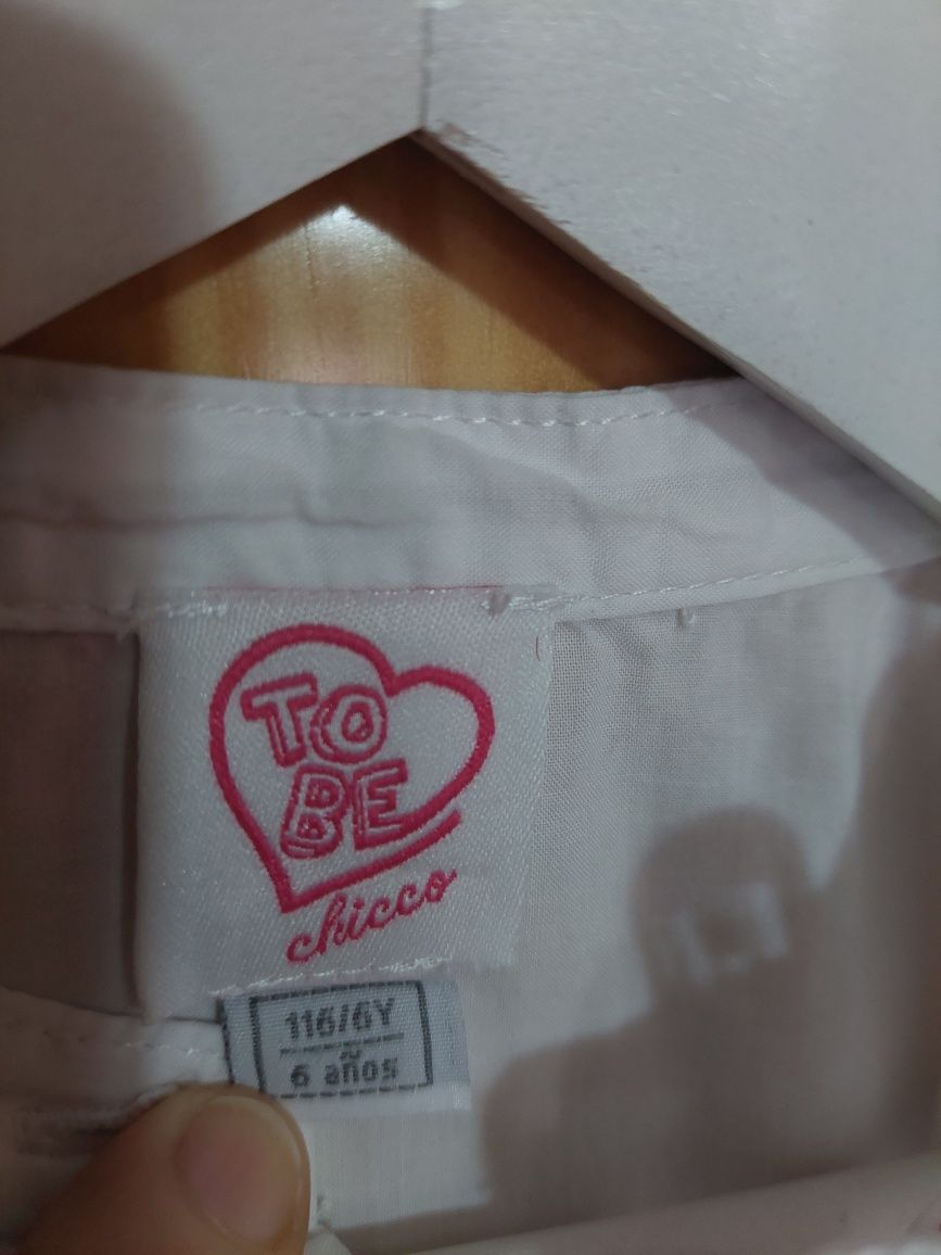 Camisa branca 6 anos