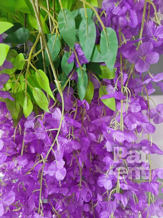 Wisteria fioletowa glicynia sztuczna girlanda dekoracja 12 sztuk