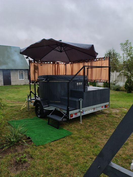 Чан на колесах подобово мобільний чан з доставкою до вас