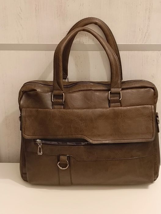 Чоловічій діловий портфель для документів, планшета, ноутбука 28*37*6