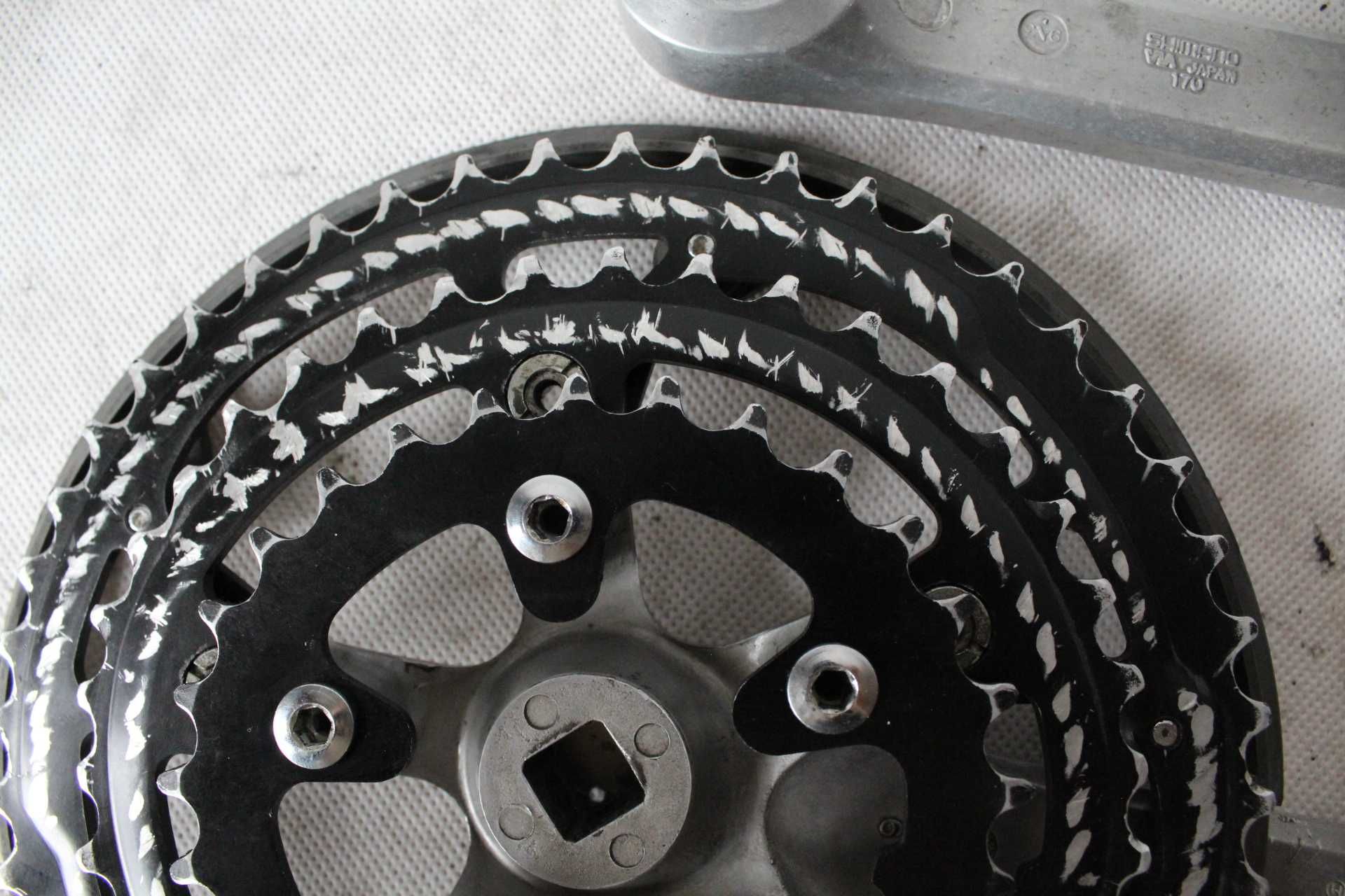 ŁADNA korba shimano deore LX FC-M550 . 28/38/48 retro ch5