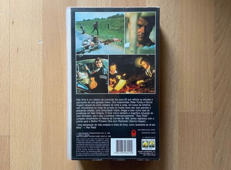 VHS Easy rider e Monty Python