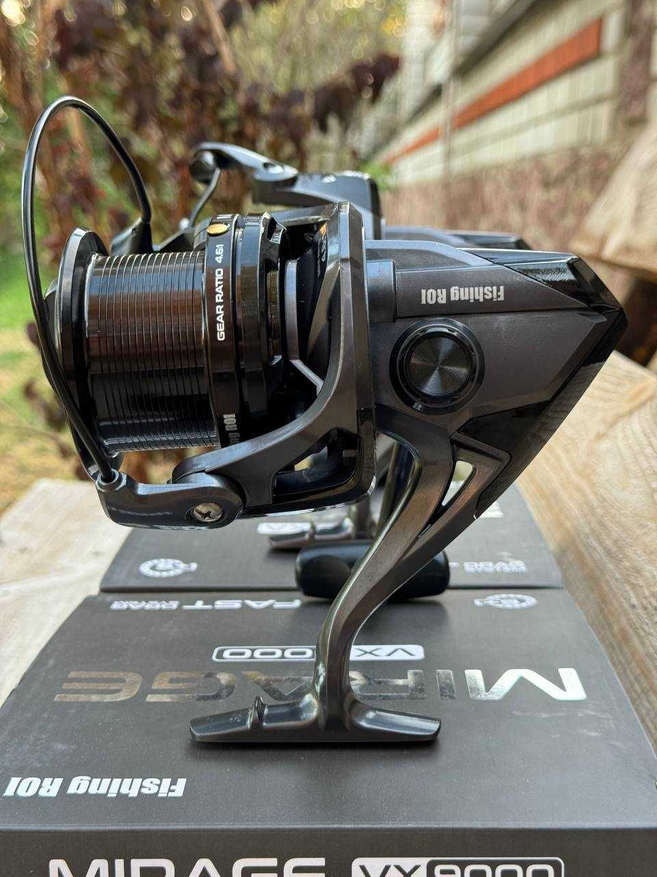 Карповая Катушка Fishing Roi Mirage VX 8000-9000 быстрый фрикцион