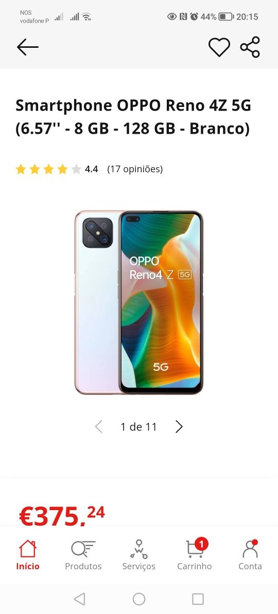 OPPO Reno z4 5g 8gram 128 ROM