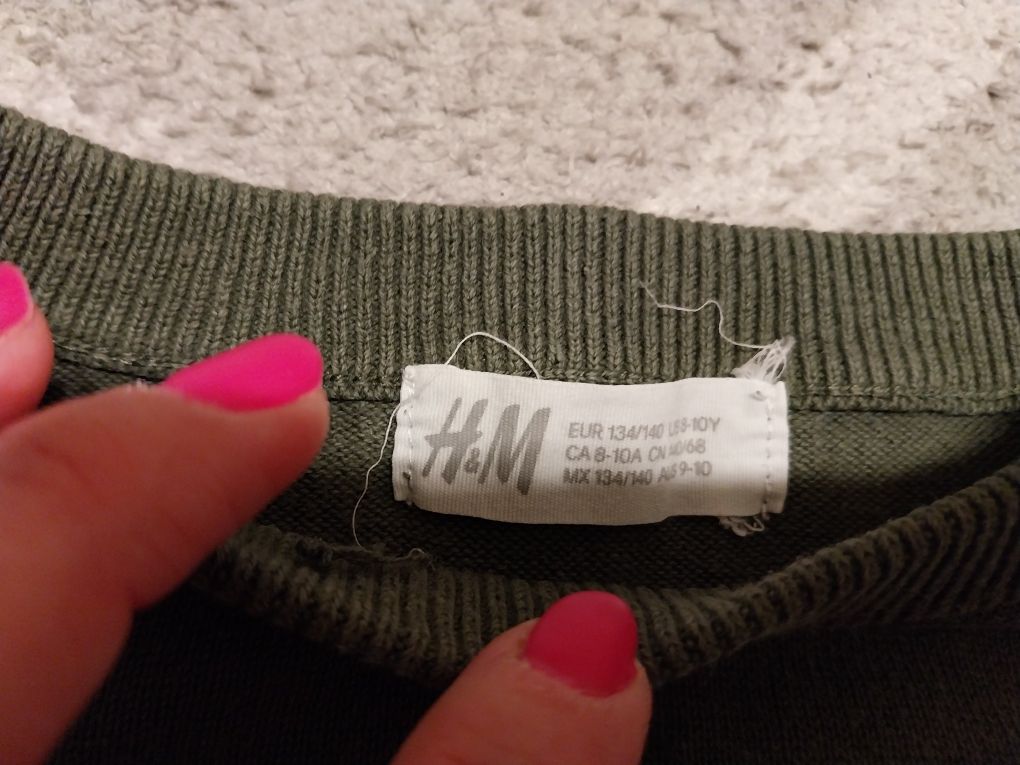 H&M sweter Dinozaur dino 134 - 146