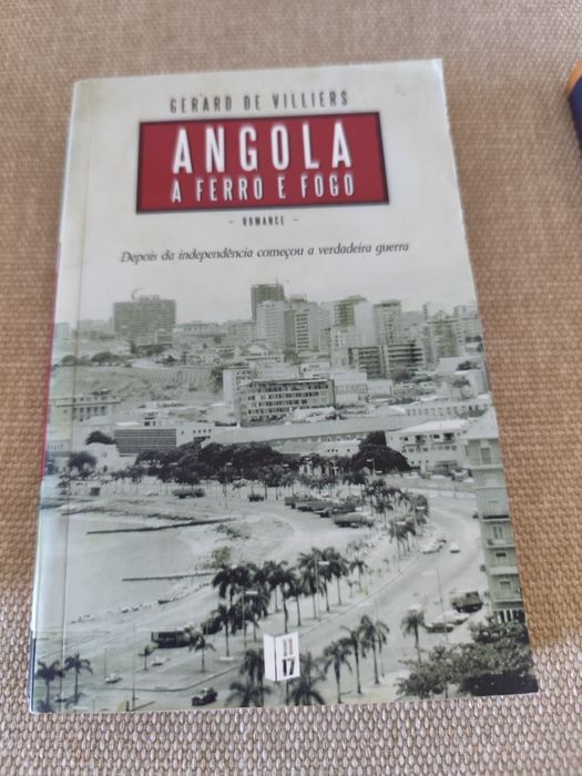 Livro Angola a ferro e fogo por Gérard de Villiers