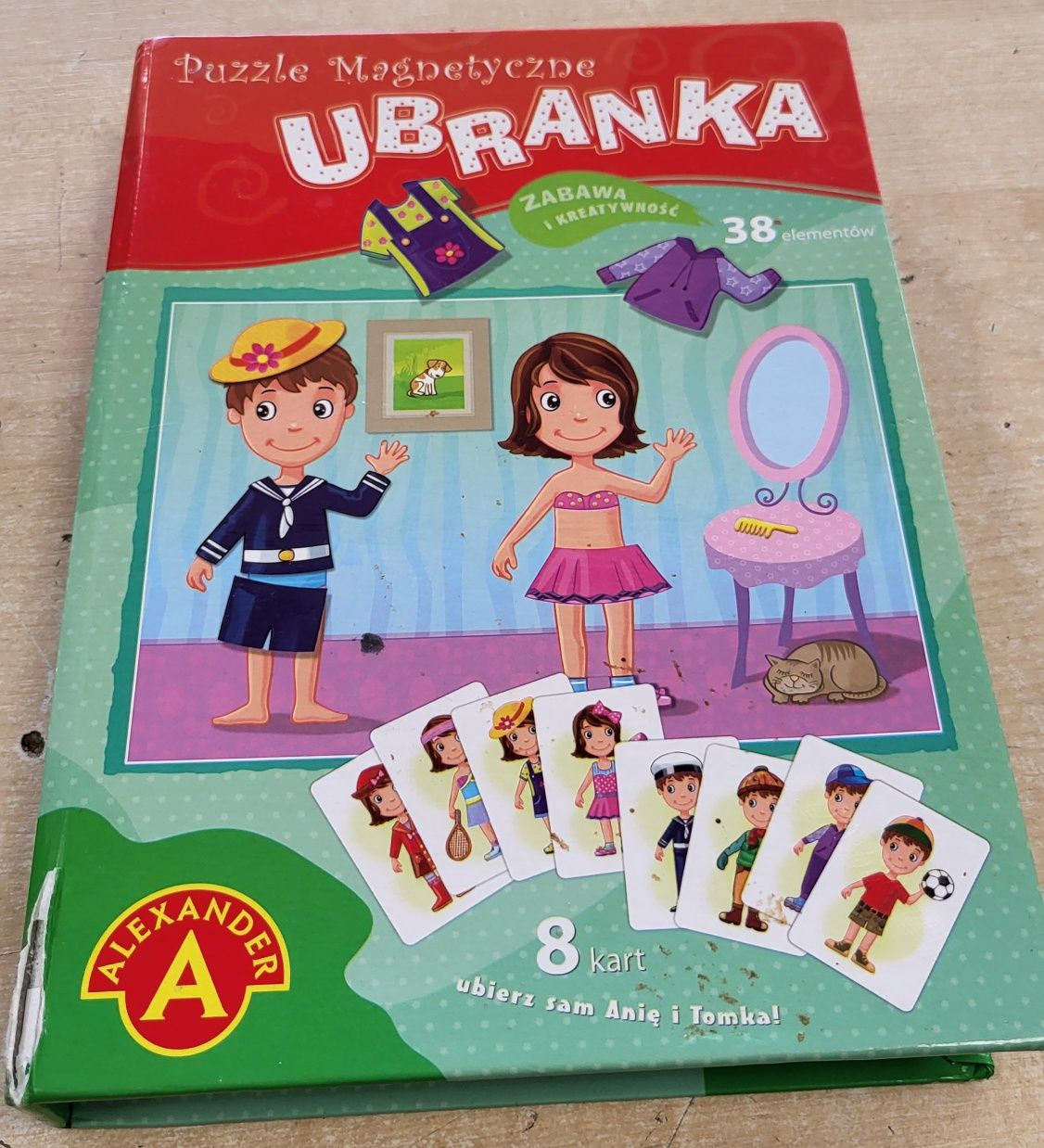 Puzzle magnetyczne ubranka Akex