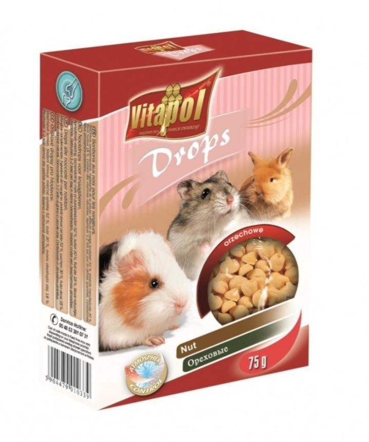Vitapol dropsy dla gryzoni I królików  różne smaki