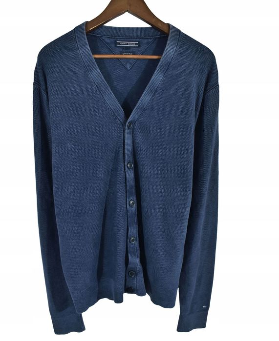 Tommy Hilfiger Bawełniany Rozpinany Sweter Xxl