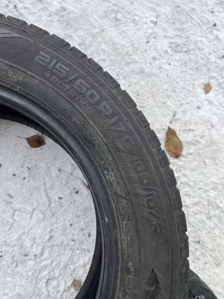 215/60/17 C Nokian hakkapeliitta C3 okazja