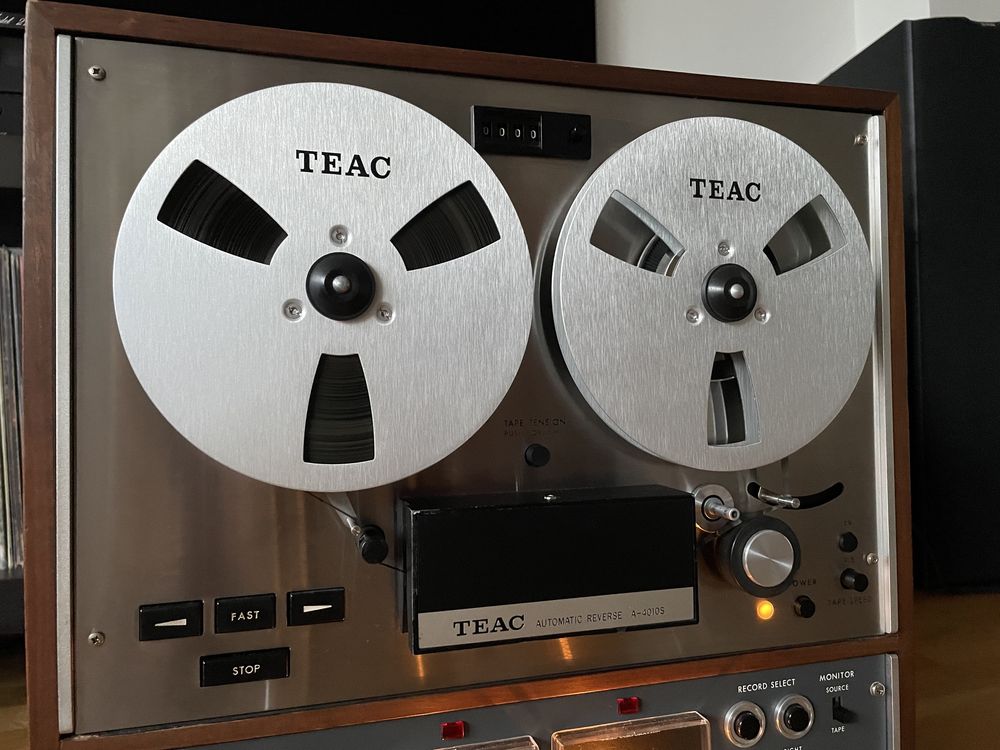 TEAC A-4010S leitor gravador de bobines reel-to-reel 7”