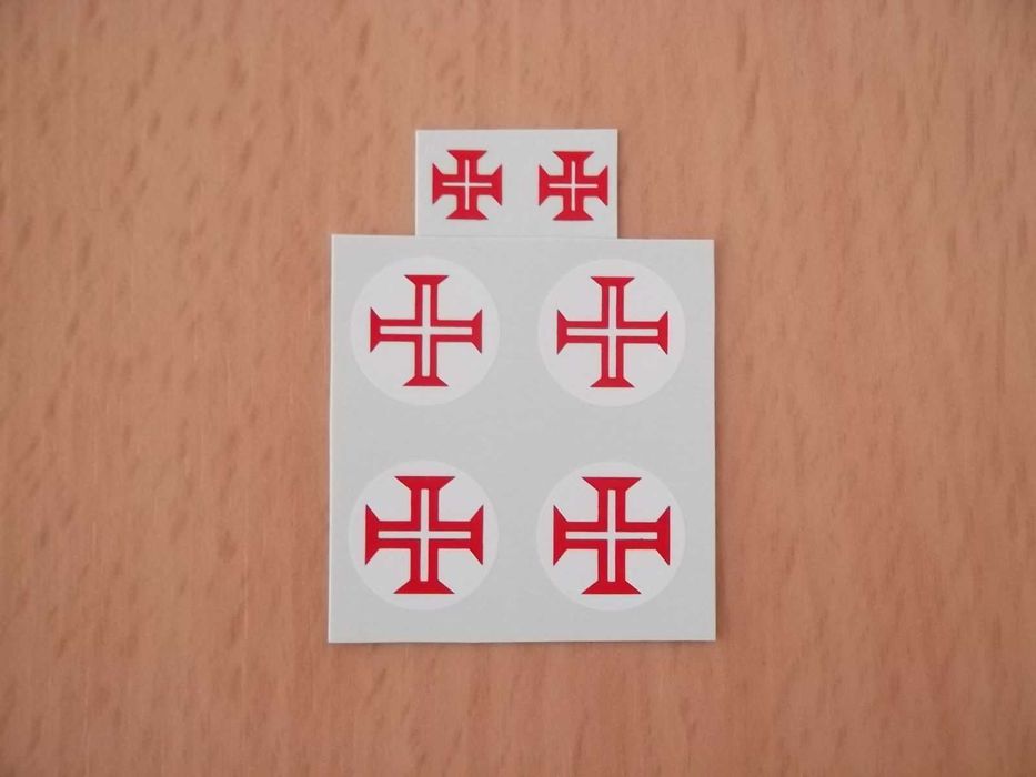 Decalques 1/72 - 6 Cruzes de Cristo da Arma de Aeronáutica Militar