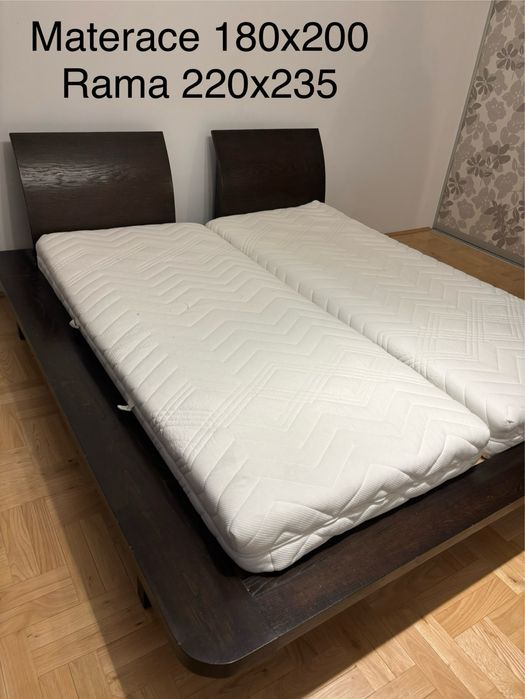 Sprzedam lozko z materacami lub bez
