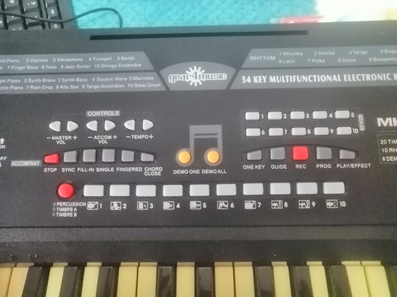 Órgão musical gear 4 music
