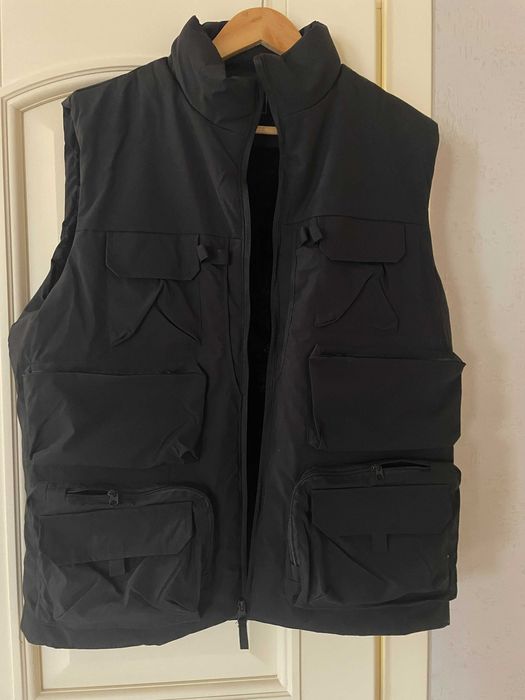 Утеплений жилет робочий чоловічий на блискавці, утеплювач штучне хутро