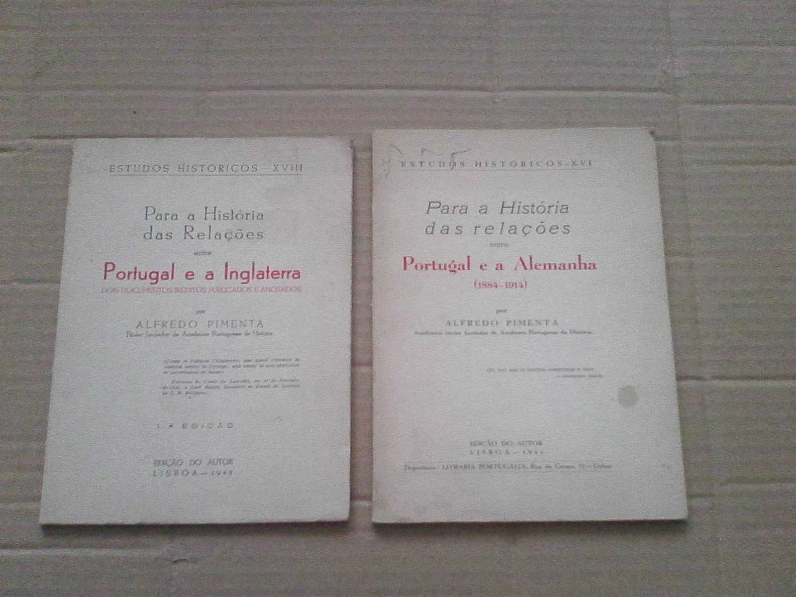 Para a história das relações entre Portugal e a Alemanha /Inglaterra