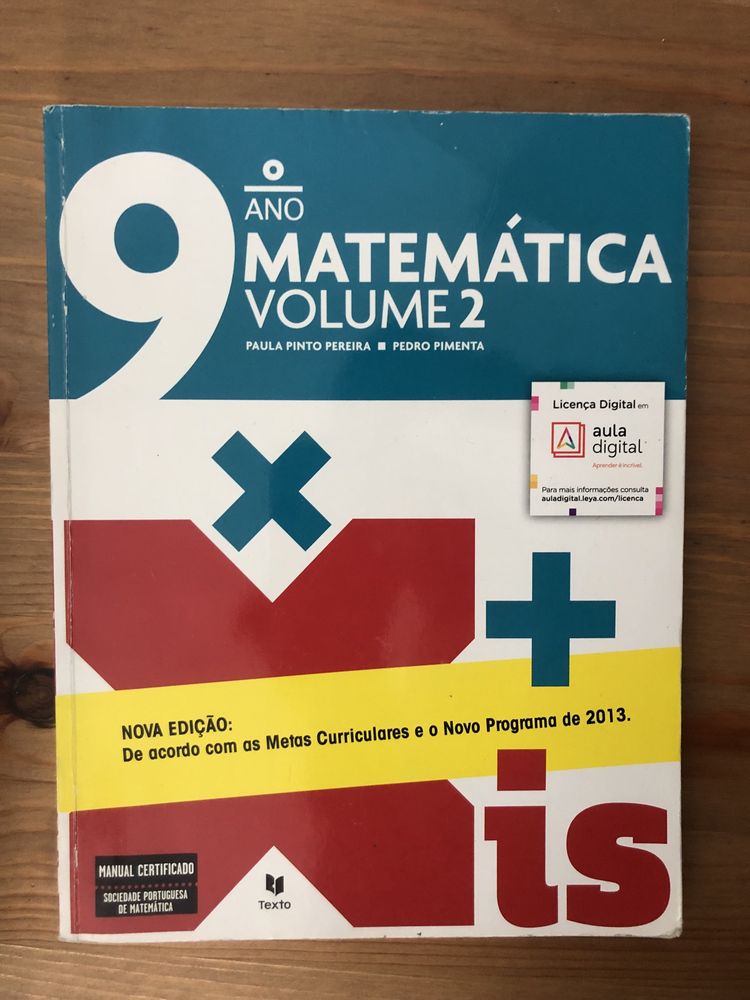 Manuais do 9.ºano + cadernos de atividades