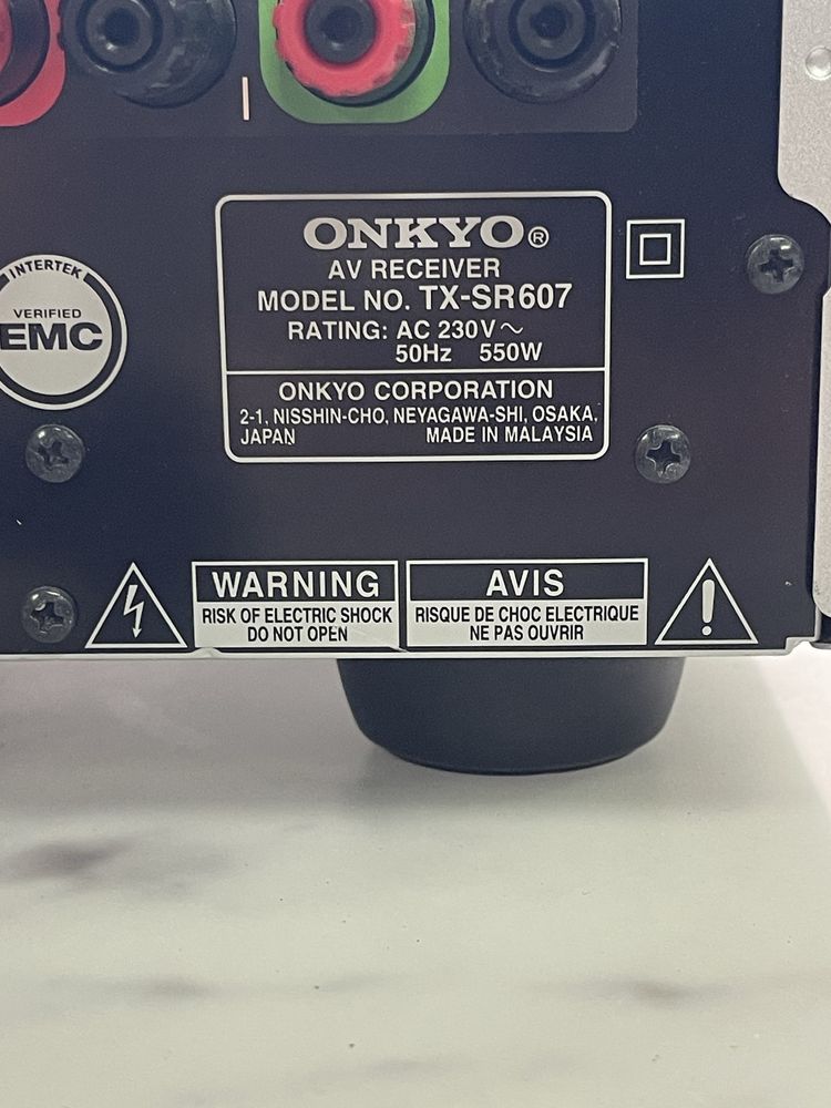 Amplituner ONKYO TX-SR607 pilot gwarancja fv wysylka