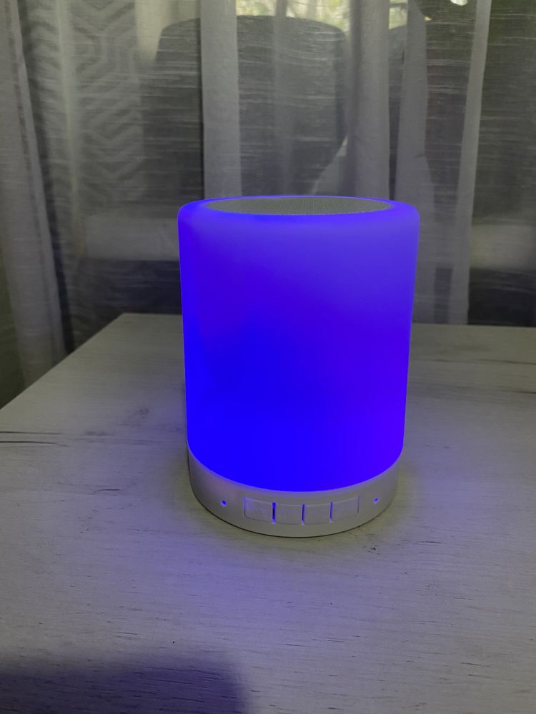 Bluetooth колонка світильник нічник лампа