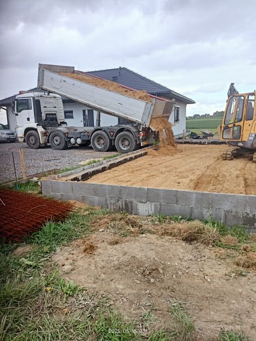 Prace ziemne podbudowy