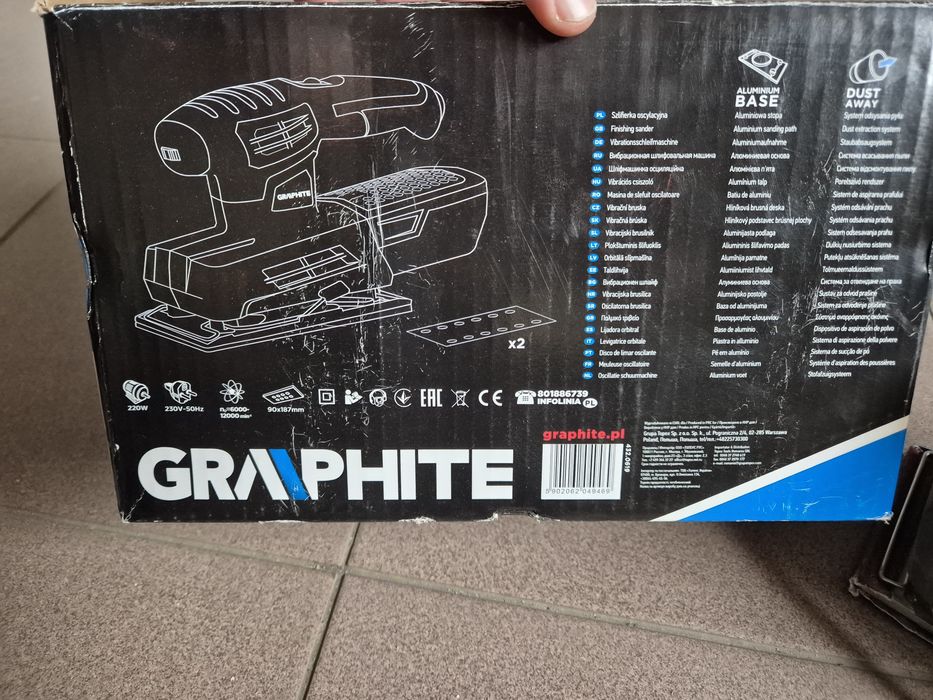 Szlifierka oscylacyjna GRAPHITE 59G324