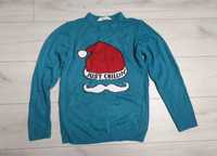 Piękny sweter  Christmas Santa H&M r 146 - 152