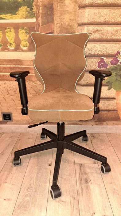 Fotel krzesło obrotowe do biurka dla dziecka, Entelo rozm 5, ergonom