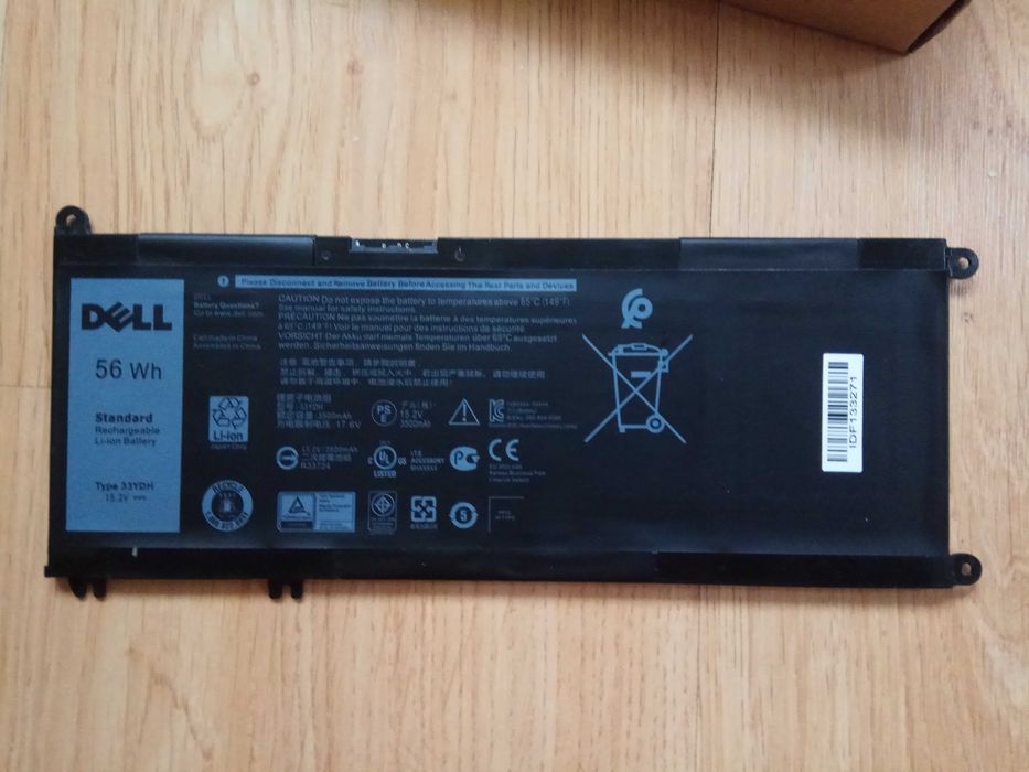 Оригінальна акумуляторна батарея Dell 33YDH дляDell G7 15 7588 Series