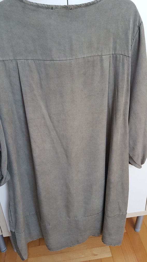 Sukienka  Made in Italy , roz.L  kolor oliwkowy