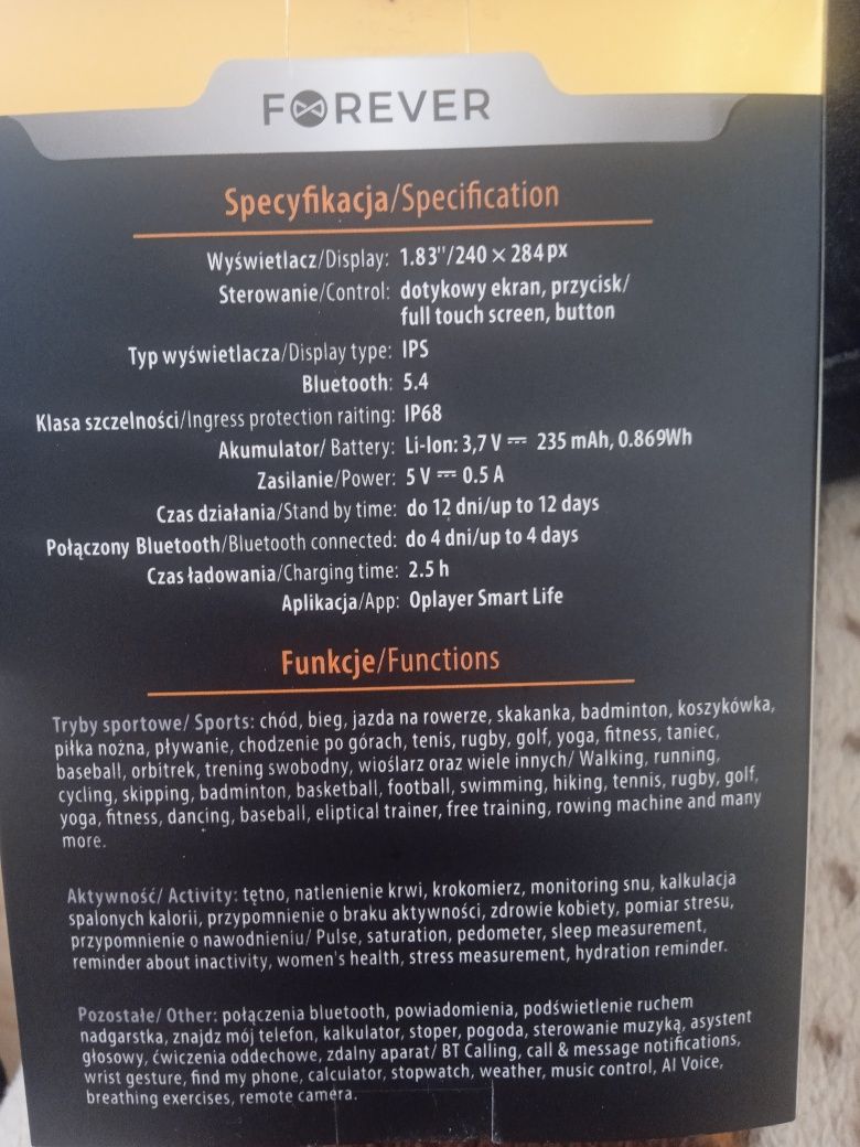 Zegarek  smartwatch damski