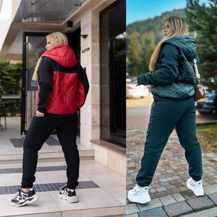 Жіночий  спортивний костюм куртка і штани на флісі 48-50 52-54 56-58