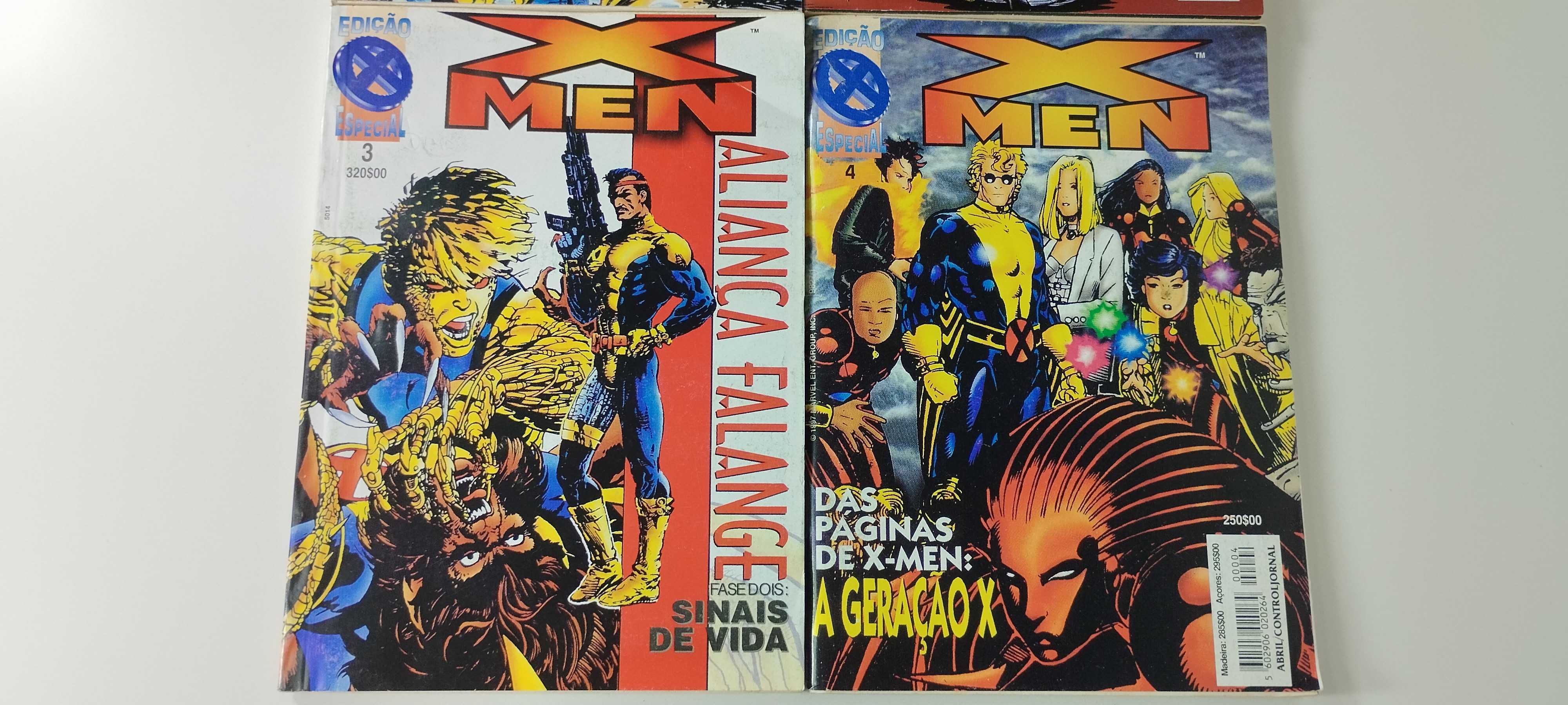 X-Men Edição Especial n1, 2, 3, 4