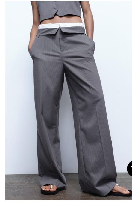 Розкішні жіночі штани палацо ZARA розмір S/M