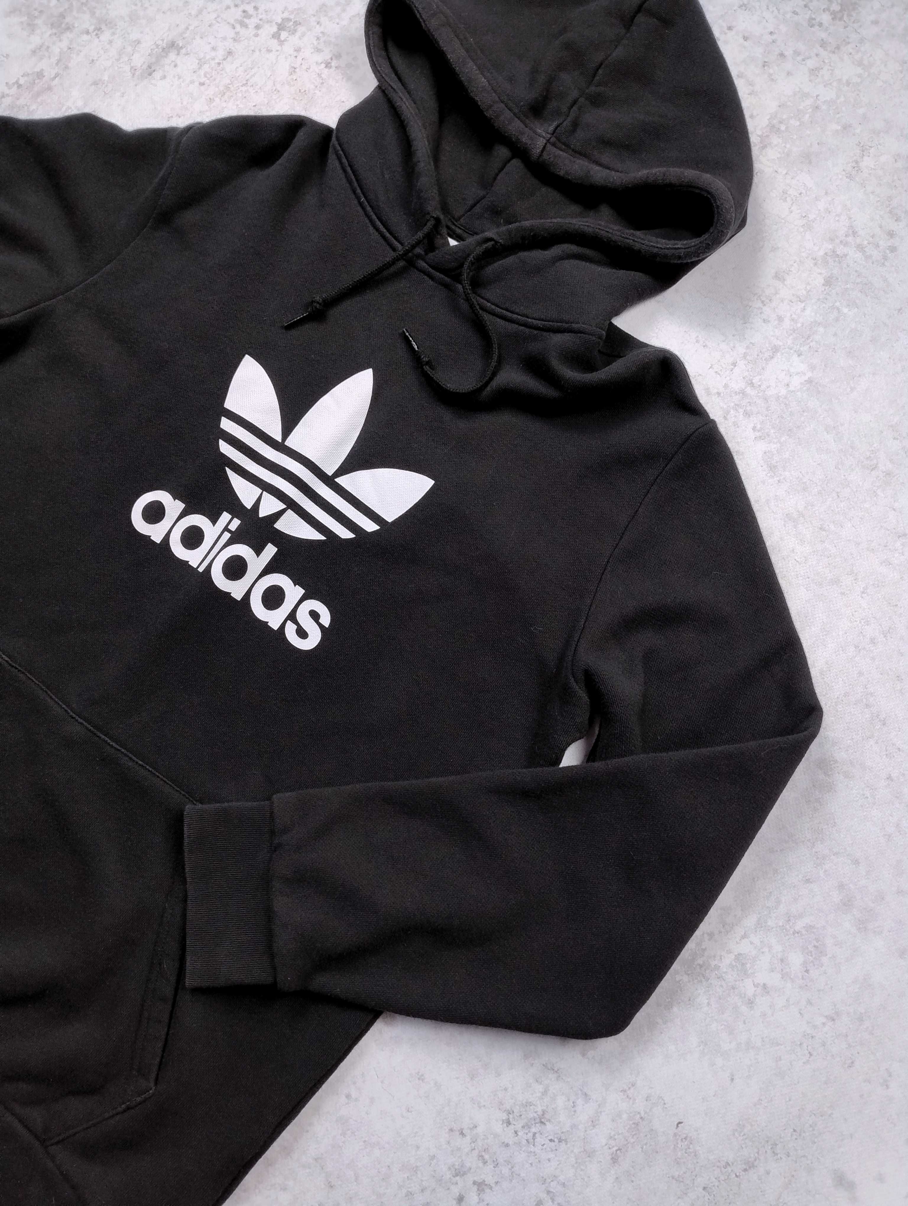 Czarna bluza Adidas Originals big logo hoodie M