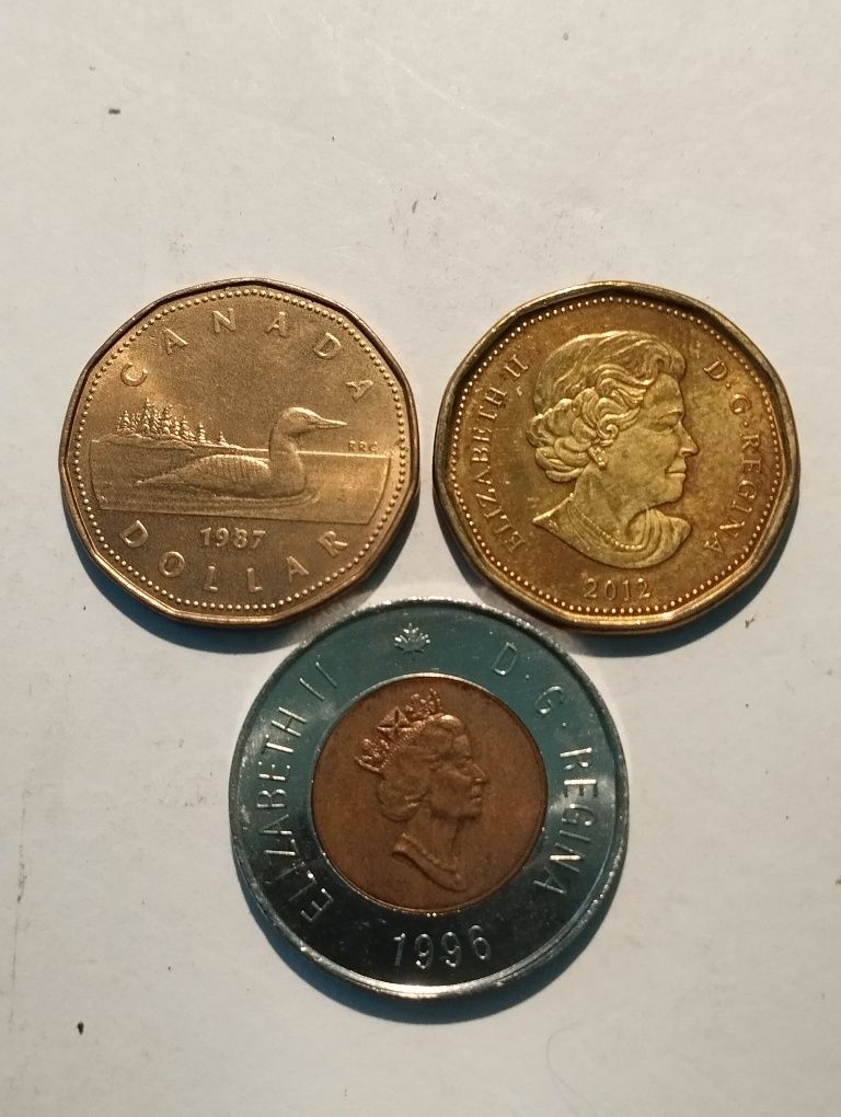 Moedas de Dollar do Canadá